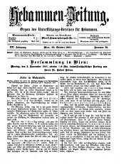 Hebammen-Zeitung 19011030 Seite: 1