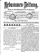Hebammen-Zeitung 19011230 Seite: 1
