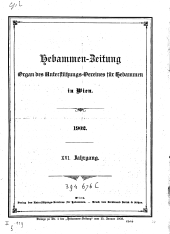 Hebammen-Zeitung 19020115 Seite: 1
