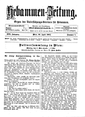 Hebammen-Zeitung 19020430 Seite: 1