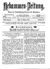 Hebammen-Zeitung 19021030 Seite: 1