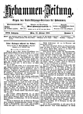 Hebammen-Zeitung 19030215 Seite: 1