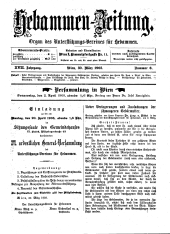 Hebammen-Zeitung 19030330 Seite: 1