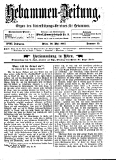 Hebammen-Zeitung 19030530 Seite: 1