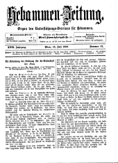 Hebammen-Zeitung 19030715 Seite: 1
