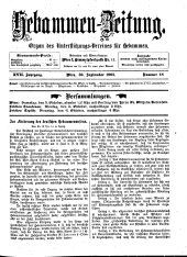 Hebammen-Zeitung 19030930 Seite: 1