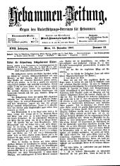 Hebammen-Zeitung 19031215 Seite: 1