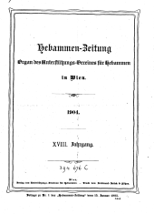 Hebammen-Zeitung 19040115 Seite: 1