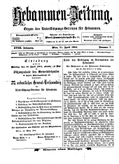 Hebammen-Zeitung 19040415 Seite: 1