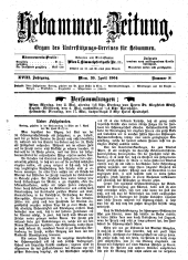 Hebammen-Zeitung 19040430 Seite: 1