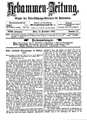 Hebammen-Zeitung 19041115 Seite: 1