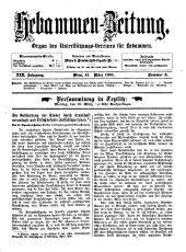 Hebammen-Zeitung 19050315 Seite: 1