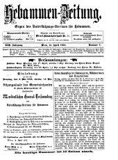 Hebammen-Zeitung 19050415 Seite: 1