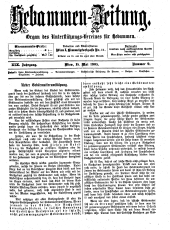 Hebammen-Zeitung 19050515 Seite: 1