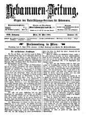 Hebammen-Zeitung 19050530 Seite: 1