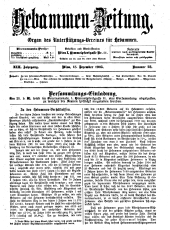 Hebammen-Zeitung 19051215 Seite: 1
