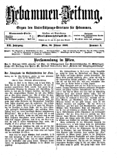 Hebammen-Zeitung 19060130 Seite: 1
