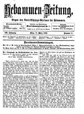 Hebammen-Zeitung 19060315 Seite: 1