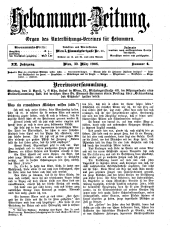 Hebammen-Zeitung 19060330 Seite: 1