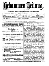 Hebammen-Zeitung 19060415 Seite: 1