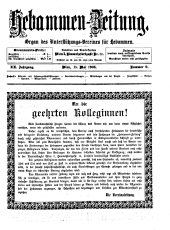 Hebammen-Zeitung 19060515 Seite: 1