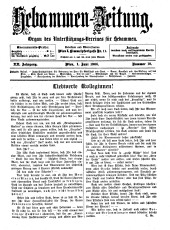 Hebammen-Zeitung 19060601 Seite: 1