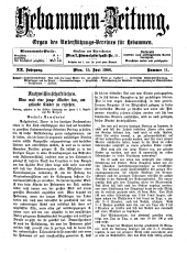 Hebammen-Zeitung 19060615 Seite: 1