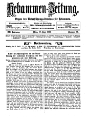 Hebammen-Zeitung 19060630 Seite: 1