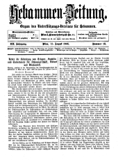 Hebammen-Zeitung 19060815 Seite: 1