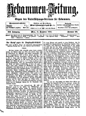 Hebammen-Zeitung 19061215 Seite: 1