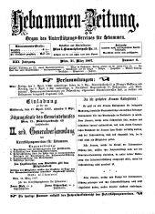 Hebammen-Zeitung 19070331 Seite: 1