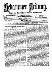 Hebammen-Zeitung 19070515 Seite: 1
