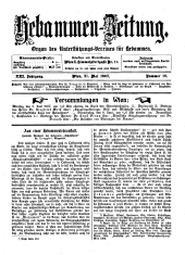 Hebammen-Zeitung 19070531 Seite: 1
