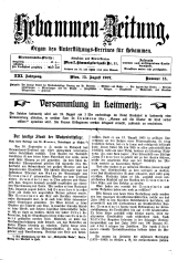 Hebammen-Zeitung 19070815 Seite: 1