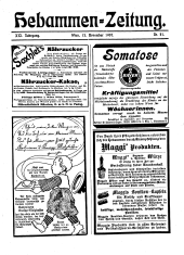 Hebammen-Zeitung 19071031 Seite: 15