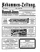 Hebammen-Zeitung 19080301 Seite: 1