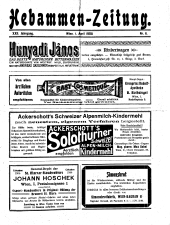 Hebammen-Zeitung 19080401 Seite: 1