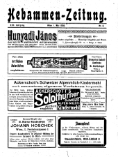 Hebammen-Zeitung 19080501 Seite: 1