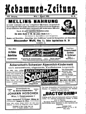Hebammen-Zeitung 19080801 Seite: 1