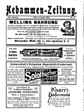 Hebammen-Zeitung 19080815 Seite: 1