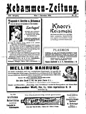 Hebammen-Zeitung 19081201 Seite: 1