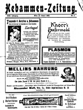 Hebammen-Zeitung 19090115 Seite: 1
