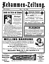 Hebammen-Zeitung 19090501 Seite: 1