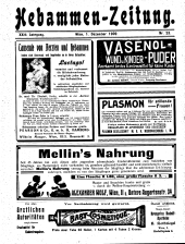 Hebammen-Zeitung 19091201 Seite: 1