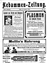 Hebammen-Zeitung 19100115 Seite: 1