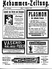 Hebammen-Zeitung 19100201 Seite: 1