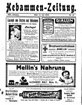 Hebammen-Zeitung 19100715 Seite: 1