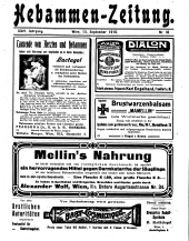 Hebammen-Zeitung 19100915 Seite: 1