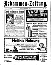 Hebammen-Zeitung 19101201 Seite: 1