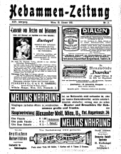 Hebammen-Zeitung 19110115 Seite: 1
